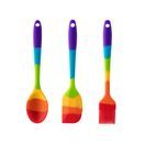 Taylors Eye Witness Silicone 3pce Mini Utensil Set Rainbow additional 1