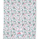 Cooksmart Christmas Jolly Holly Tea Towel &amp; Cutter Set additional 3