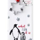 Cooksmart Christmas Oh What Fun Tea Towel &amp; Cutter Set additional 2