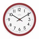 Acctim Elstow Wall Clock Red 22844 additional 1