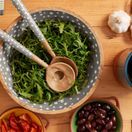 Dexam Sintra Spotted Mango Wood Salads Servers Stone additional 3