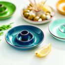 Dexam Sintra Glazed Terracotta Olive Dish Ink Blue additional 2