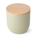 Idilica Medium Kitchen Canister with Beechwood Lid Putty additional 4