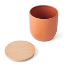 Idilica Medium Kitchen Canister with Beechwood Lid Terracotta additional 4