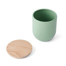 Idilica Small Kitchen Canister with Beechwood Lid Green additional 5