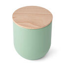 Idilica Small Kitchen Canister with Beechwood Lid Green additional 4