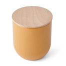 Idilica Small Kitchen Canister with Beechwood Lid Yellow additional 4