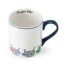 KitchenCraft Mikasa Bike Straight Sided Porcelain Mug additional 2