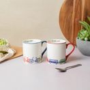 KitchenCraft Mikasa Bike Straight Sided Porcelain Mug additional 4