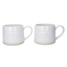 Mikasa Farmhouse Heart Stoneware Mug Set of 2 additional 1