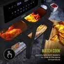 Tower Vortx 8L Vizion Dual Basket Air Fryer Digital Black T17151 additional 7