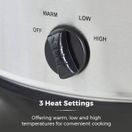 Tower Slow Cooker 3.5ltr Stainless Steel T16039Y additional 4