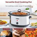 Tower Slow Cooker 6.5ltr Stainless Steel T16040Y additional 6