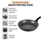 Tower Cerastone Forged Frying Pan 28cm T81242 additional 3