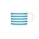 Siip Blue Stripe Short China Mug 300ml additional 1