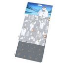 Stow Green The Snowman Alpine Adventure Grey Cotton Tea Towel Set of 2 additional 1