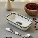 Portmeirion The Holly and The Ivy Cranberry Dish &amp; Spoon additional 1