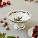 Portmeirion The Holly and The Ivy Scalloped Footed Dish 14cm additional 1
