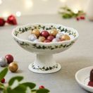 Portmeirion The Holly and The Ivy Scalloped Footed Dish 14cm additional 2