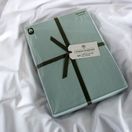 The Lyndon Company Fitted Sheets 200 Thread Count Duckegg additional 3