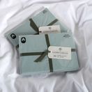 The Lyndon Company Fitted Sheets 200 Thread Count Duckegg additional 2