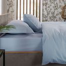 The Lyndon Company Fitted Sheets 200 Thread Count Powder Blue additional 1