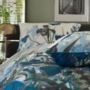 The Lyndon Company Tivoli Blue 180 Thread Count Cotton Digital Printed Duvet Cover additional 2