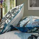 The Lyndon Company Tivoli Blue 180 Thread Count Cotton Digital Printed Duvet Cover additional 4