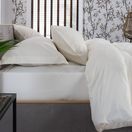 The Lyndon Company Duvet Cover Set 200 Thread Count Ecru additional 2