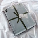 The Lyndon Company Duvet Cover Set 200 Thread Count Powder Blue additional 3