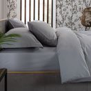 The Lyndon Company Duvet Cover Set 200 Thread Count Silver additional 2