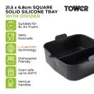 Tower Air Fryer Square Solid Tray With Divider additional 2