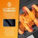 Tower Air Fryer Square Solid Tray With Divider additional 3