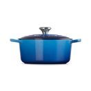 Le Creuset Classic Cast Iron Round Casserole 24cm Azure additional 3