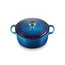 Le Creuset Classic Cast Iron Round Casserole 24cm Azure additional 1