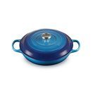Le Creuset Classic Cast Iron Shallow Casserole 30cm Azure additional 2