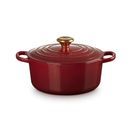Le Creuset Classic Cast Iron Round Casserole 24cm Garnet additional 1