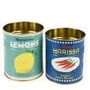 Rex London Storage Tins (2) Lemons &amp; Harissa additional 1