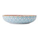 Mikasa Ceramic Pasta Bowl 21cm Blue Geometric additional 2