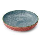 Mikasa Ceramic Pasta Bowl 21cm Leaf Print &amp; Geometric additional 1