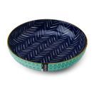 Mikasa Ceramic Pasta Bowl 21cm Indigo Chevron additional 3