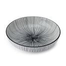 Mikasa Ceramic Pasta Bowl 21cm Black Stripe additional 1