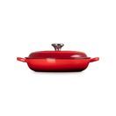 Le Creuset Cerise Signature Cast Iron Shallow Casserole Dish 22cm additional 5