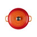 Le Creuset Volcanic Signature Cast Iron Shallow Casserole Dish 22cm additional 5