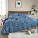 Deyongs 1846 Zig Zag Blue Duvet Set additional 2