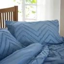 Deyongs 1846 Zig Zag Blue Duvet Set additional 3