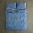 Deyongs 1846 Zig Zag Blue Duvet Set additional 1
