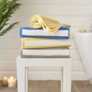 The Lyndon Company Boston Stripe Cotton Towels Yellow additional 3