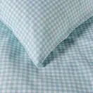 The Lyndon Company Gingham Bedlinen Duvet Cover Set Green Gingham additional 2