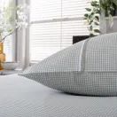 The Lyndon Company Gingham Bedlinen Duvet Cover Set Green Gingham additional 3